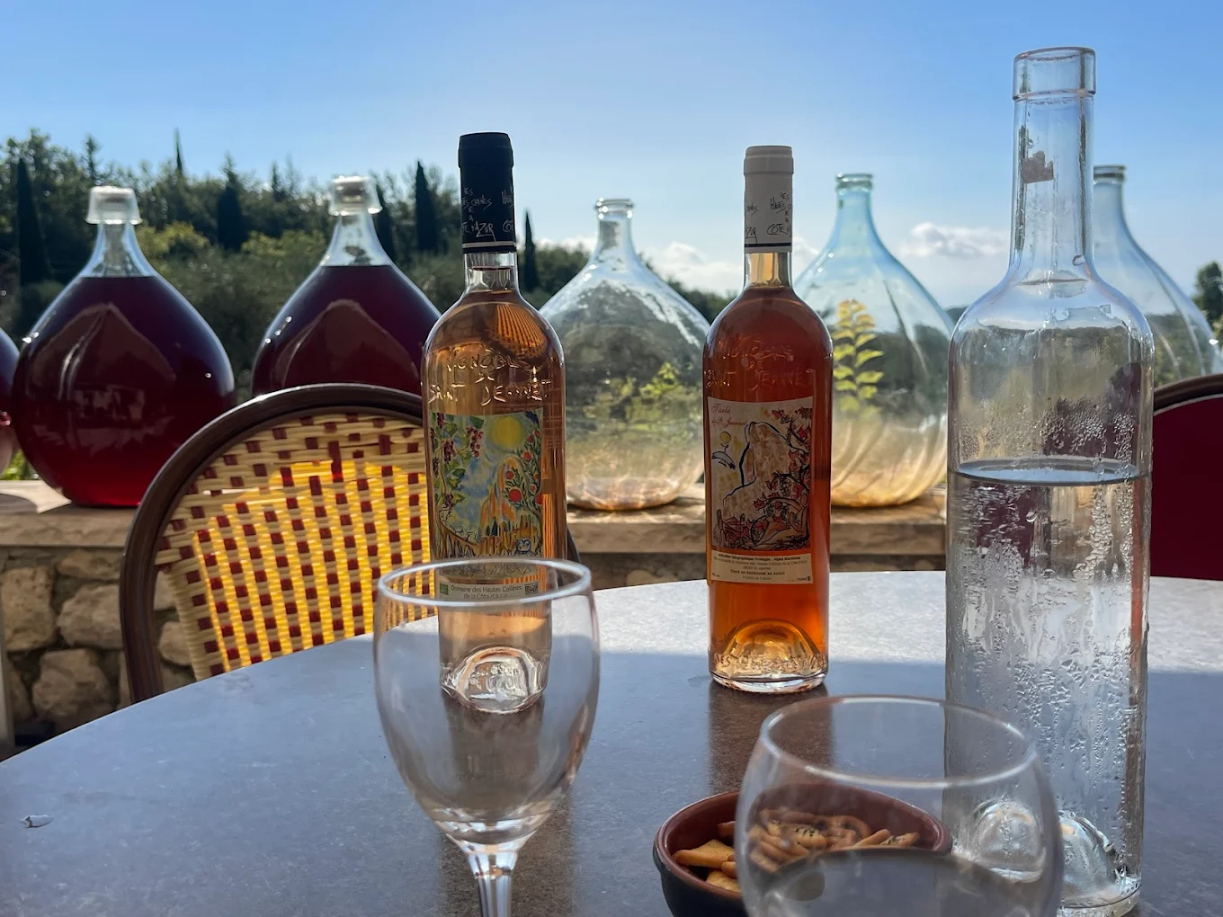 Dégustation à l’aveugle au domaine