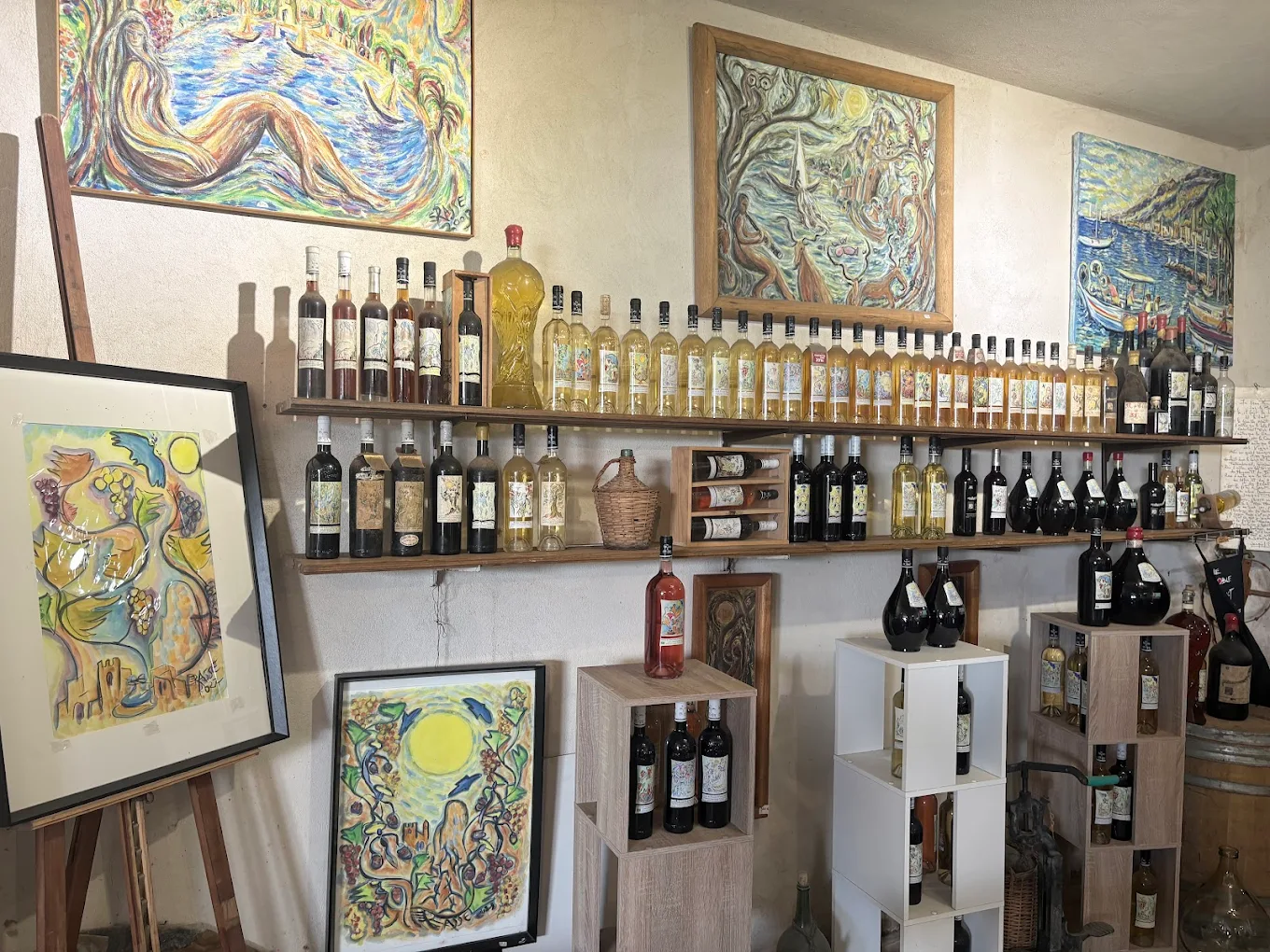 Intérieur de la cave